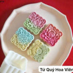 Khuôn Trung Thu Tứ Qúy Hoa Viên 150g