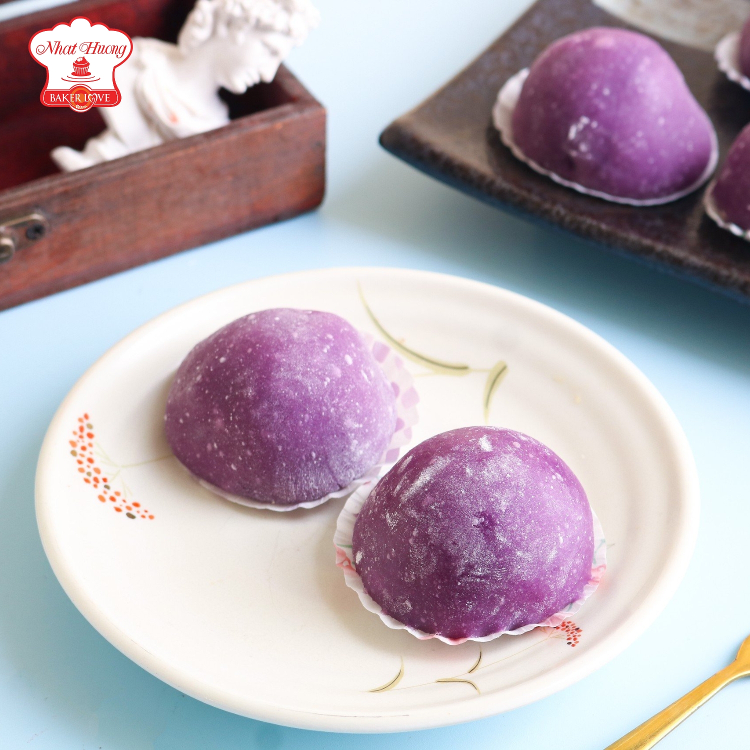 Mochi khoai môn mềm dẻo, hút mắt