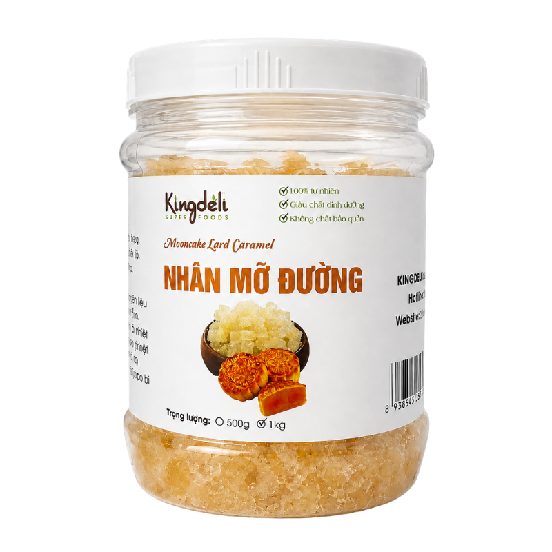 nhan-mo-duong-1kg Nhân Mỡ Đường Kingdeli (1kg) - Ảnh 1