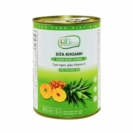 Dứa Khoanh Đóng Hộp F&G(565g)