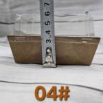 Khay Giấy Kèm Nắp Nhựa 04 (1 Cái) - Giao Đế Màu Ngẫu Nhiên - Ảnh 3