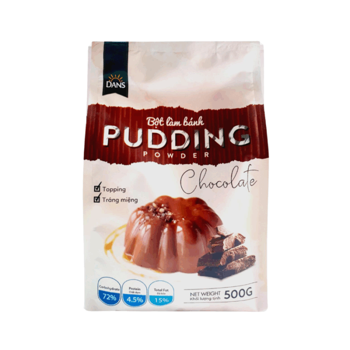 Bột Pudding Chocolate Dans (500g) - Ảnh 1