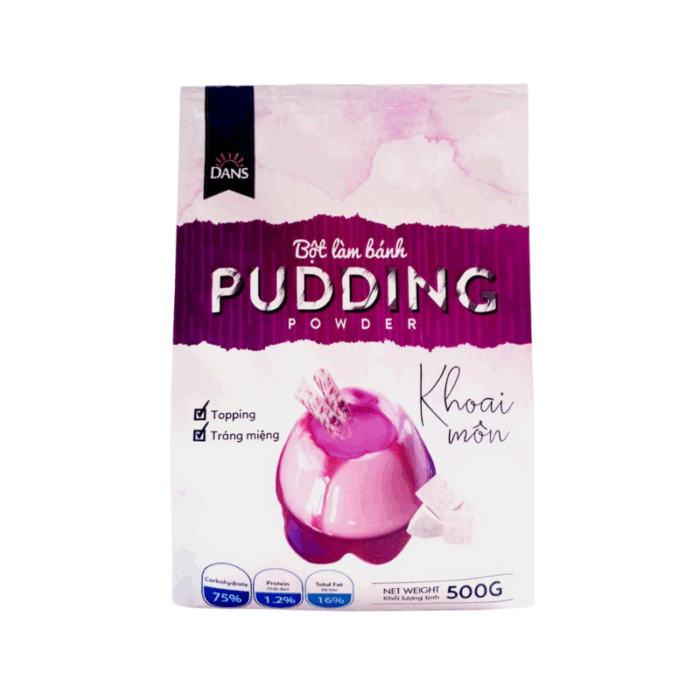 Bột Pudding Khoai Môn Dans (500g) - Ảnh 1