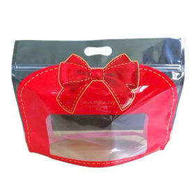 Túi Zip Nơ Đỏ Size Nhỏ