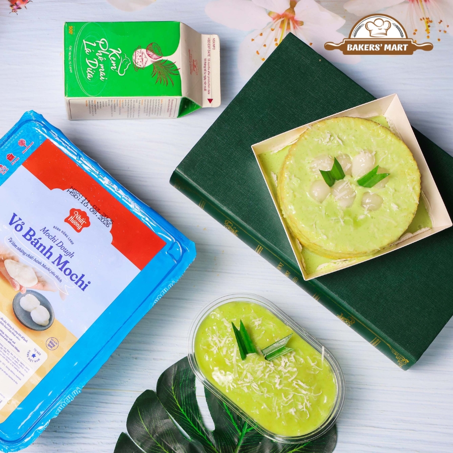 Hút mắt với Bông Lan Mochi Cốm Kéo Sợi