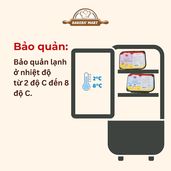 Hướng dẫn bảo quản và sử dụng Phô Mai Kem Cheezi Nhất Hương