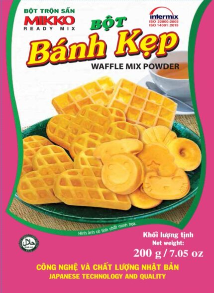Bột bánh kẹp Waffle Mikko