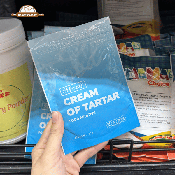 Bột Tartar có công dụng gì trong làm bánh?