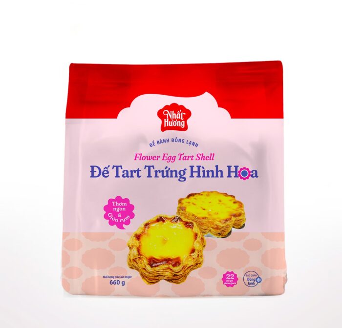 Đế Tart Trứng Hình Hoa Nhất Hương (660g - 22 cái) - Ảnh 1