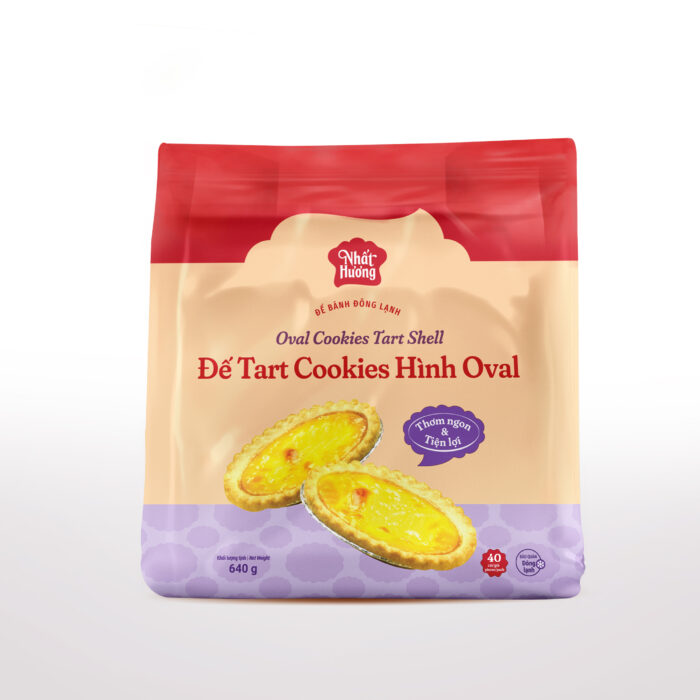 Đế Tart Cookies Hình Oval Nhất Hương (640g) - Ảnh 1