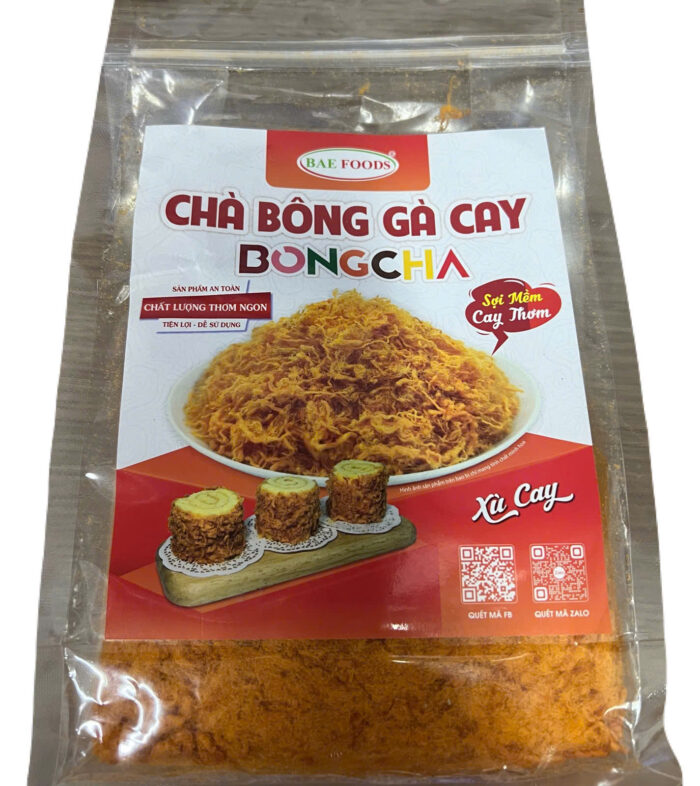 Chà Bông Gà Cay BAE Xù Cay (500 g) - Ảnh 1