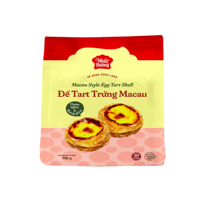 Đế Tart Trứng Macau Nhất Hương (750 g - 30 cái) - Ảnh 1