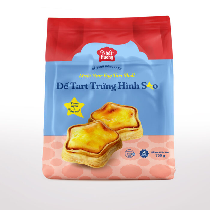 Đế Tart Trứng Hình Sao Nhất Hương (750g - 30 cái) - Ảnh 1