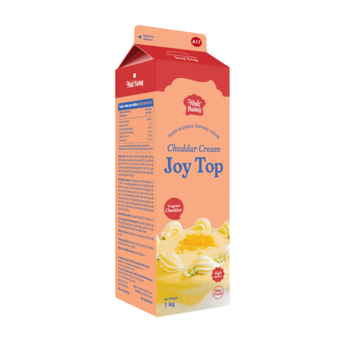 Kem Phô Mai Cheddar Joy Top Nhất Hương A17 (1 kg) - Ảnh 3