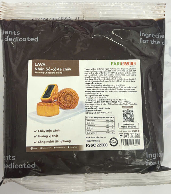 Nhân Sô Cô La Chảy Lava(500g) - Ảnh 1