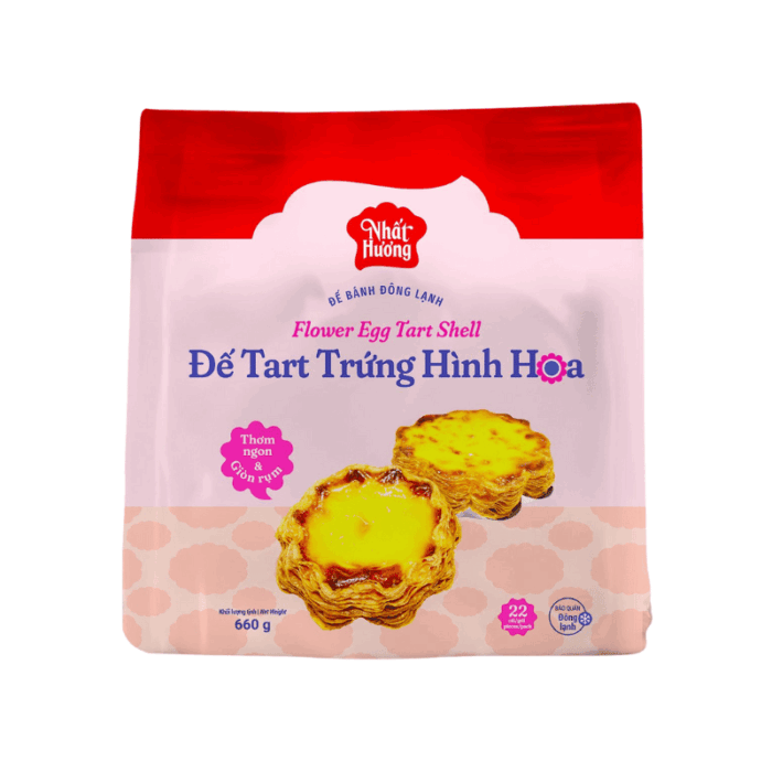 Đế Tart Trứng Hình Hoa Nhất Hương (660 g - 22 cái) - Ảnh 1