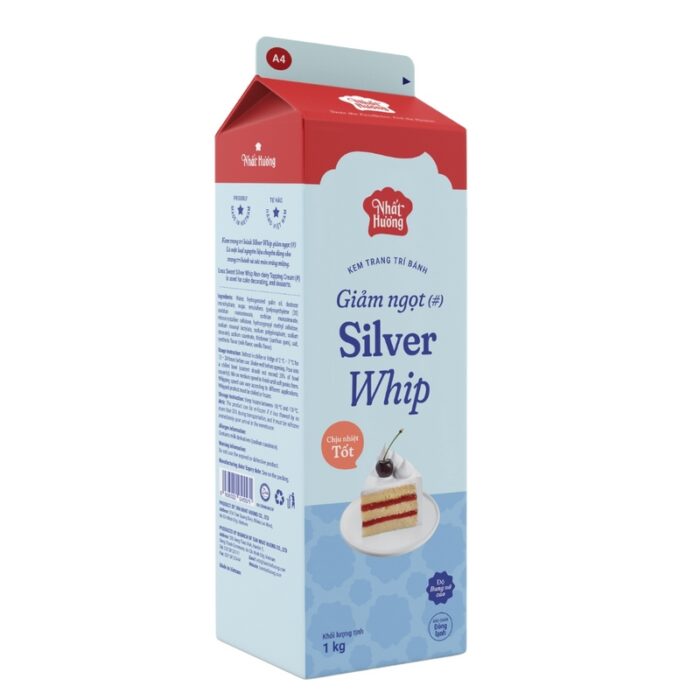 Kem Trang Trí Bánh Silver Whip Giảm Ngọt Nhất Hương - A4 (1 kg) - Ảnh 2
