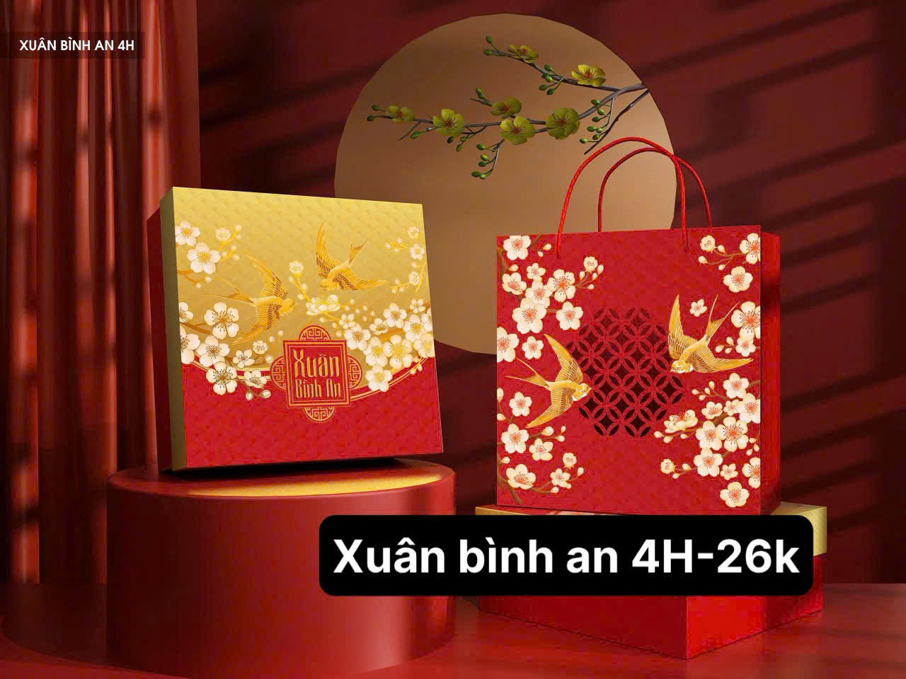 xuan binh an Hộp Xuân Bình An 4 Hộp - Ảnh 1
