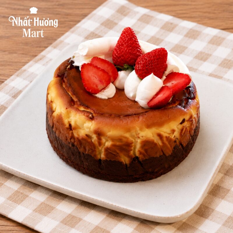 Brownie Basque - béo mịn, thơm ngon