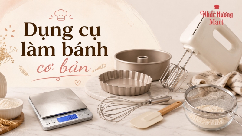 dung cu lam banh co ban Mua dụng cụ làm bánh cơ bản ở đâu uy tín và chất lượng?