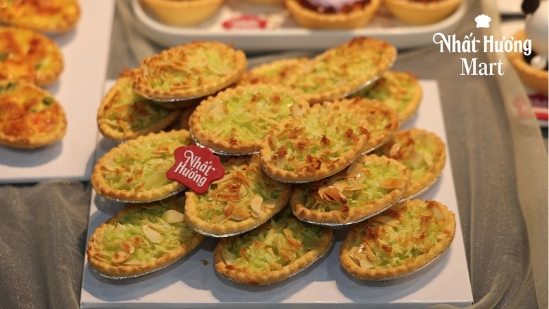 Bánh Tart Dừa lá Dứa