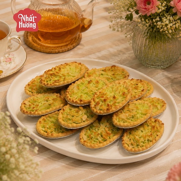 Biến tấu độc đáo: Khám phá công thức Tart Dừa – Lá Dứa 2 Bánh Tart Dừa Lá Dứa béo thơm, giòn ngon