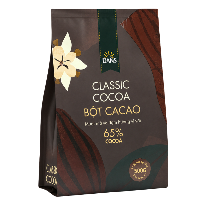 bot-cacao-dans Bột Cacao Classic Dans (500g) - Ảnh 1