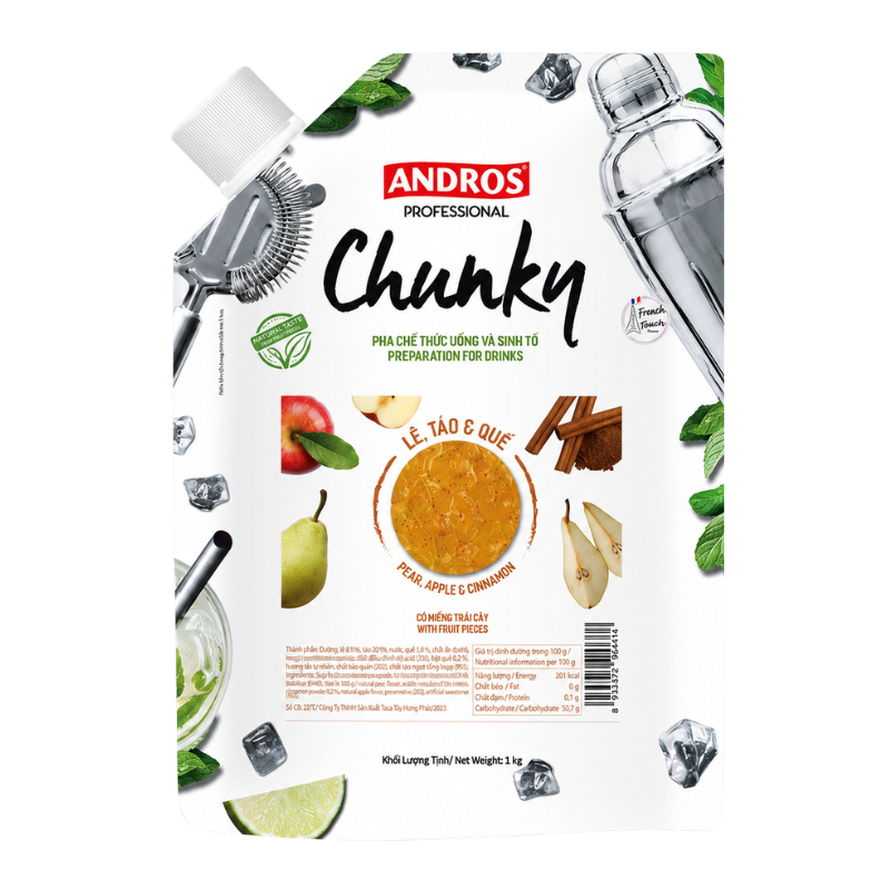 le-tao-chunky-1 Mứt Táo Lê Quế Chunky (1kg) - Ảnh 1