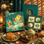 Hộp Trung Thu 4 Bánh Liên Hoa/Ling - Ảnh 2