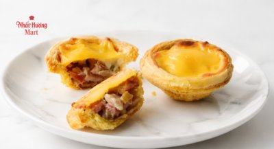 Tart Phô Mai - Thịt Xông Khói