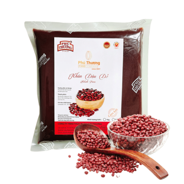 nhan dau do ptf (Mã PTF) Nhân Đậu Đỏ Phú Thương (1kg) - Ảnh 1