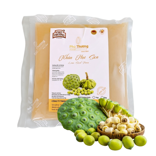 nhan hat sen ptf (Mã PTF) Nhân Hạt Sen Phú Thương (1kg) - Ảnh 1