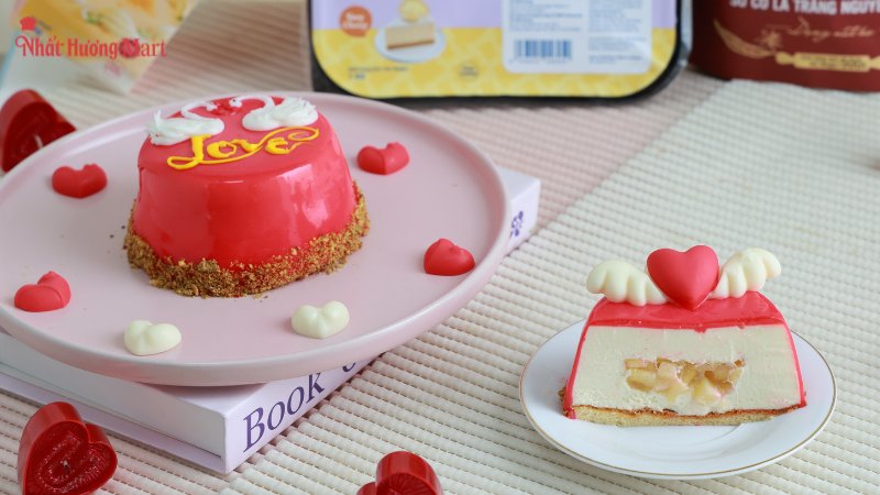 web NH 1 Bật Mí Công Thức Mousse Táo Sữa Chua Mềm Mịn, Thanh Tươi