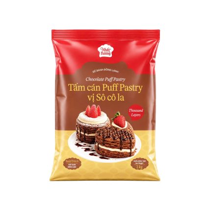 Tấm cán Puff Pastry Sô cô la