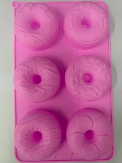 Khuôn Silicon Donut 6 Cái SD 240614-11