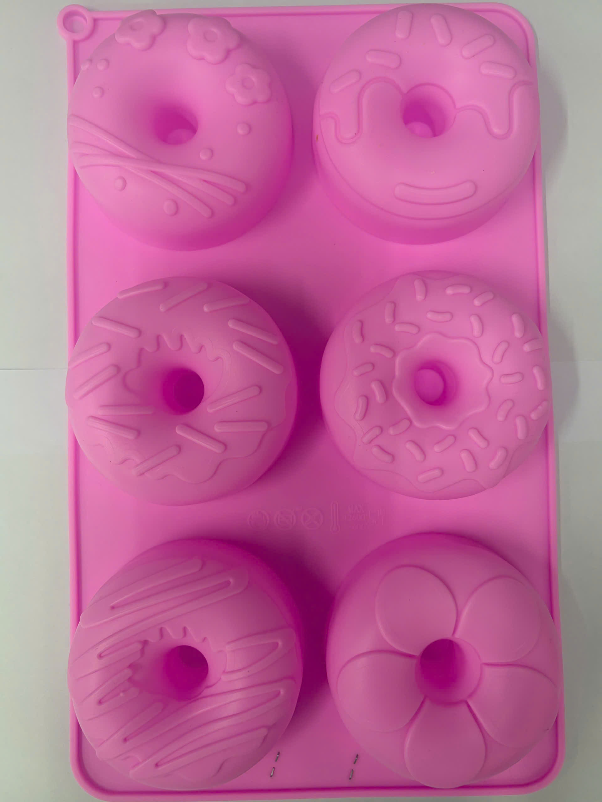 khuon silicon donut Khuôn Silicon Donut 6 Cái SD 240614-11 - Ảnh 1