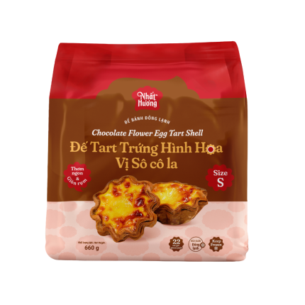 Đế Tart Hình Hoa Vị Sô Cô La
