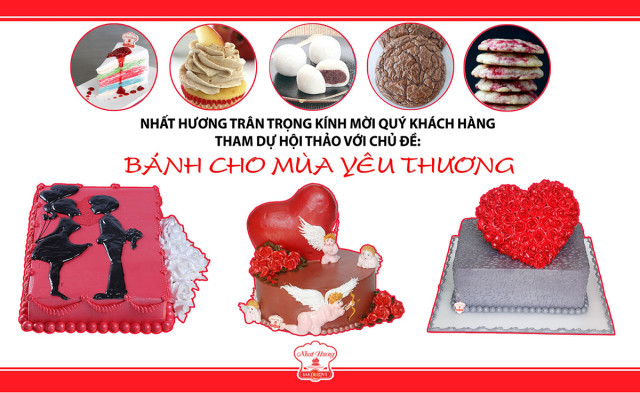 Thư mời hội thảo làm bánh : "Bánh Cho Mùa Yêu Thương".